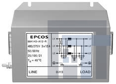 B84143A120R Фильтры цепи питания 120A 480/275V 3-LINE