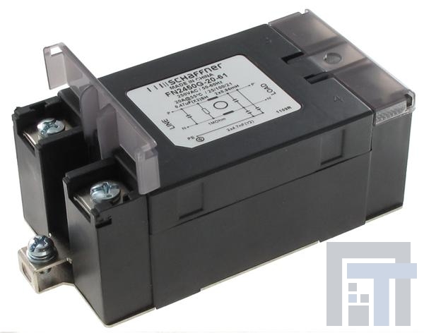 FN2450G-20-61 Фильтры цепи питания 20A 0.73mA 0.94mH EMC/EMI LOW LEAKAGE