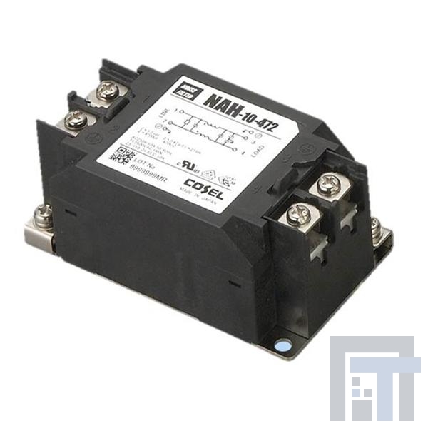 NAH-10-101 Фильтры цепи питания AC 1-250 / DC250 10A 12.5 uA/ 25 uA max