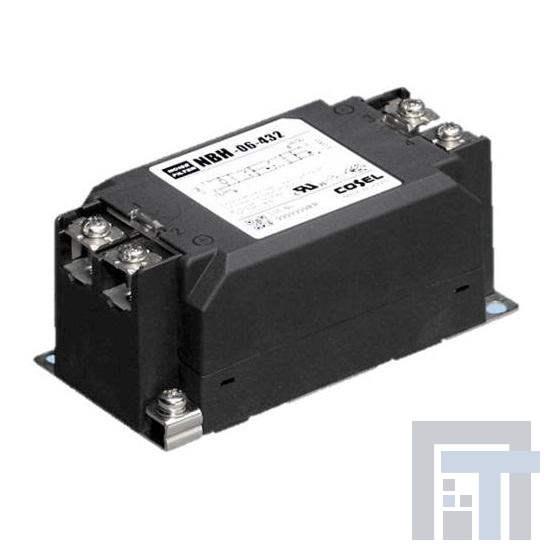 NBH-06-102-D Фильтры цепи питания AC 1-250 / DC250 6A 0.13 mA/ 0.25mA max