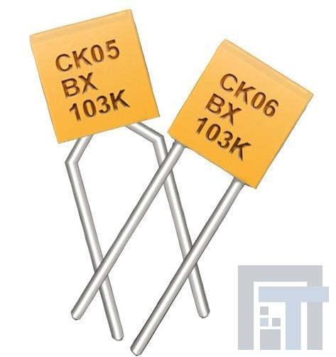 ACR05B101KGS Многослойные керамические конденсаторы - покрытие с содержанием свинца 50volts 100pF 10% RADIAL