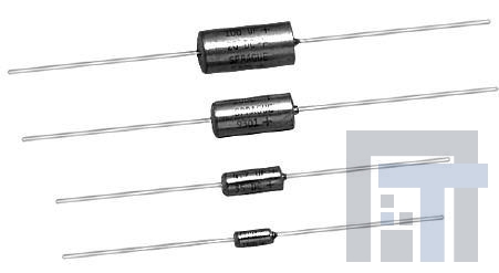 150D105X0050A2T Танталовые конденсаторы - твердые, с выводами 1uF 50volts 20% A case Axial