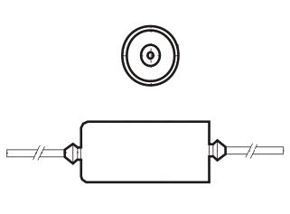 T111B345K035AS Танталовые конденсаторы - твердые, с выводами 35volts 3.4uF 10%