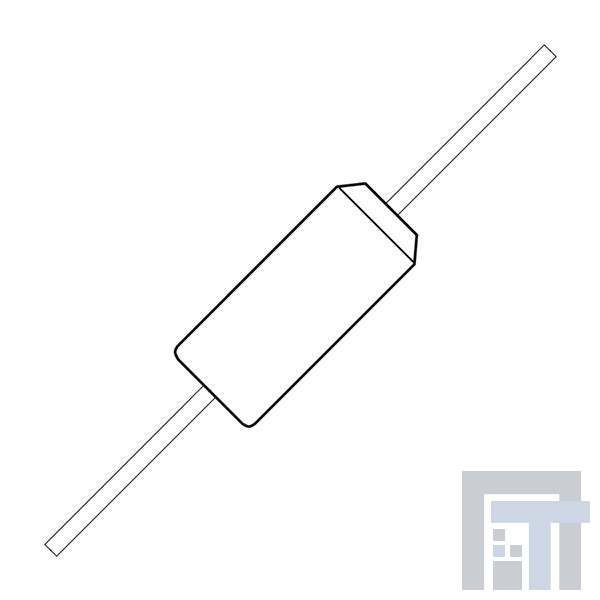 T322A224K050AT7200 Танталовые конденсаторы - твердые, с выводами 50V 0.22uF 10%