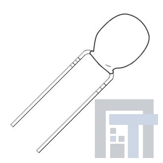 T352E685K025AS7301 Танталовые конденсаторы - твердые, с выводами 25volts 6.8uF 10%