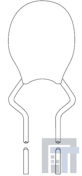 T369A224K050AS Танталовые конденсаторы - твердые, с выводами 50volts .22uF 10%