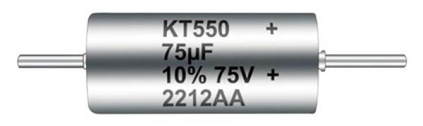 T550B107M010AT Танталовые конденсаторы - твердые, с выводами 10volts 100uF 20%