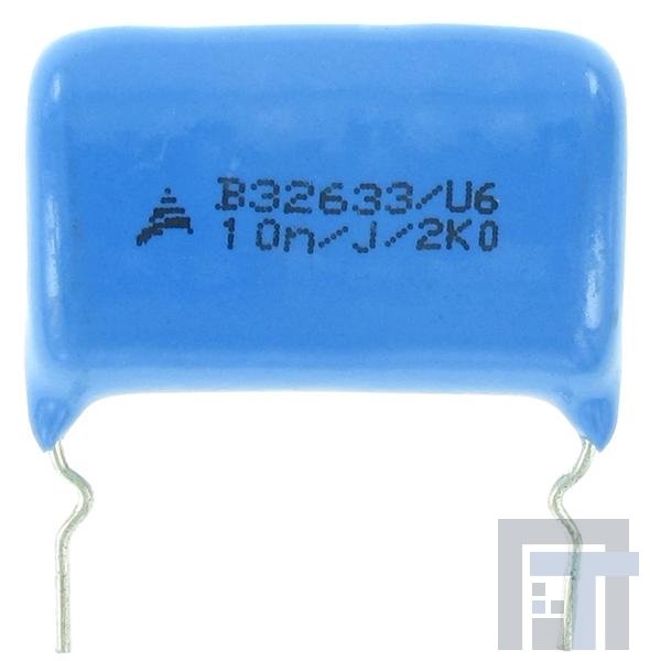 B32633A2103J10 Пленочные конденсаторы 0.01uF 2000V 5% Crimped Leads