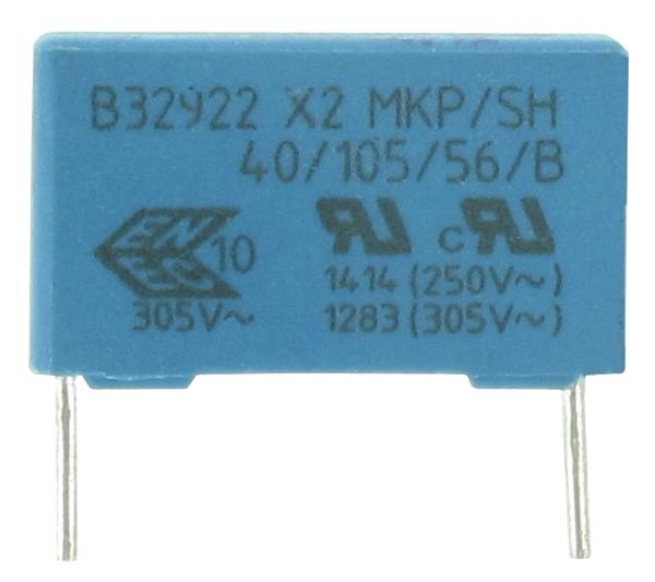 B32914A5185M Пленочные конденсаторы 1.8uF 530Vac X1 MKP 20% LS=27.5mm