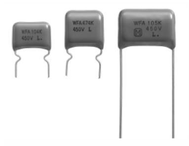 ECW-FA2J224J5 Пленочные конденсаторы 630volts 0.22uF 5% Ammo Pack L/S 15mm