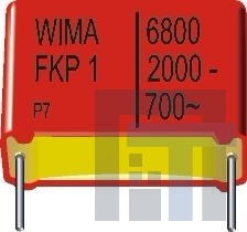 FKP1-.22/1250/5P37 Пленочные конденсаторы .22uF 1250 Volts 5%