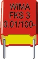 FKS3-1500/100/10P7 Пленочные конденсаторы 100V 1500pF 10% PCM 7.5