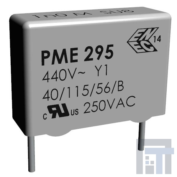 PME295RB3470MR19T0 Пленочные конденсаторы 440volts 470pF 20% 15.0mm LS