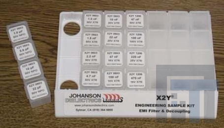 S-X07CBK Комплекты конденсаторов X2Y EMI FLITER KIT 1pF-0.01uF