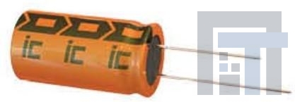 106KXM050M Алюминиевые электролитические конденсаторы с выводами 10uF 50V 20% tol. ELECTROLYTIC