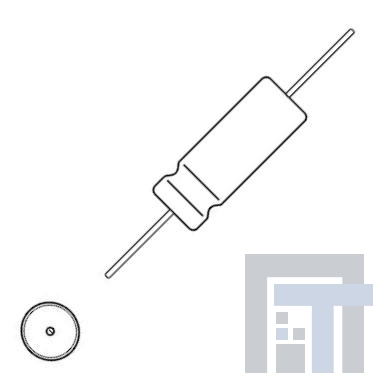 30DT227M035EH5 Алюминиевые электролитические конденсаторы с выводами AXIAL MINI ALUMINUM