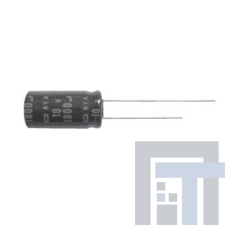 EKYA100ELL102MJC5S Алюминиевые электролитические конденсаторы с выводами 10V 1000uF 20% Tol.