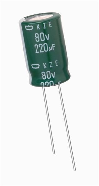 EKZE100ELL122MJ20S Алюминиевые электролитические конденсаторы с выводами 10volts 1200uF 10X20