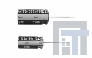 UCY2C101MHD Алюминиевые электролитические конденсаторы с выводами 160volts 100uF 105c