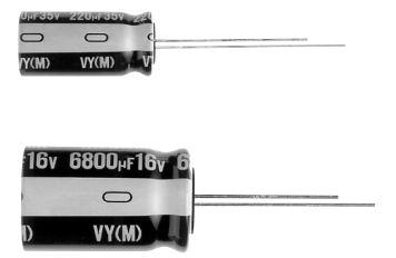 UVY1J101MPD1TD Алюминиевые электролитические конденсаторы с выводами 100uF 63 Volts 20%