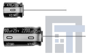 UVZ0J101MDD Алюминиевые электролитические конденсаторы с выводами 6.3volts 100uF 5x11 20% 2LS