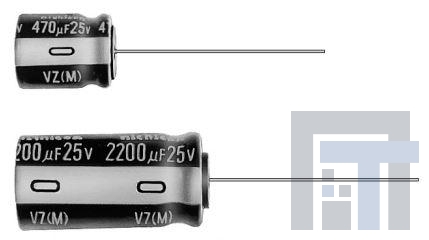 UVZ1H471MHD1TO Алюминиевые электролитические конденсаторы с выводами 470uF 50 Volts 20%