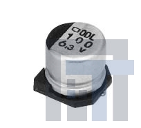 EMVL500ADA101MJA0G Алюминиевые электролитические конденсаторы для поверхностного монтажа 100uF 50 Volt