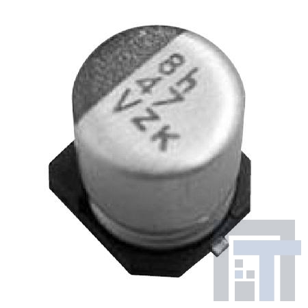EMZK160ADA101MF61G Алюминиевые электролитические конденсаторы для поверхностного монтажа 16Volts 100uF 6X6