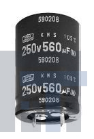 EKMS421VSN471MR50S Алюминиевые электролитические конденсаторы с жесткими выводами 420Volts 470uF 20% Tol.
