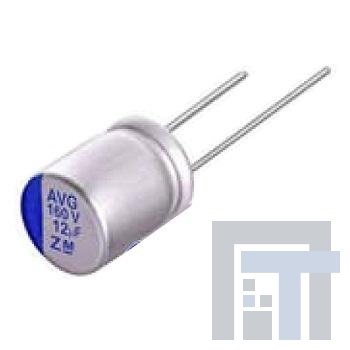 128AVG016MGBJ Алюминиевые конденсаторы с органическим полимером 1200uF 16V 20% tol. POLYMER