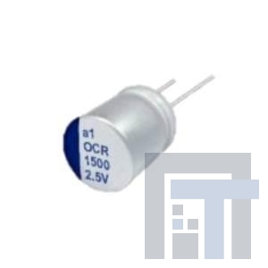 OCR221M0EBK-0605 Алюминиевые конденсаторы с органическим полимером 2.5V 220uF 20% Rad Polymer 6.3x5.5