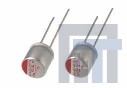 RL80E102MDN1KX Алюминиевые конденсаторы с органическим полимером 1000uF 2.5 Volts 20%