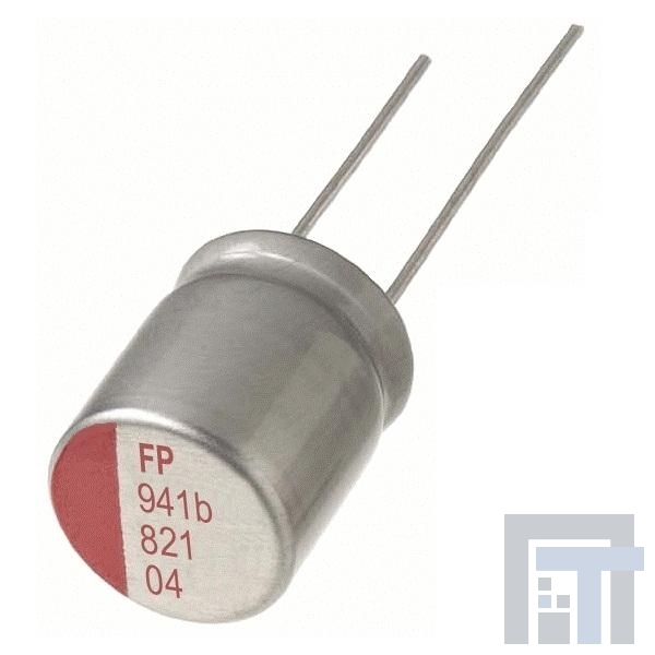 RS60E391MCN1JT Алюминиевые конденсаторы с органическим полимером FPCAP 2.5V 390UF