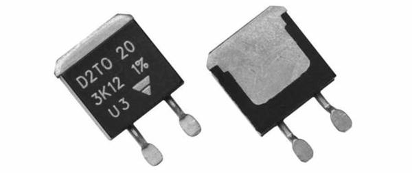 D2TO020CR0100FTE3 Толстопленочные резисторы – для поверхностного монтажа 20W 0.01ohm 1%