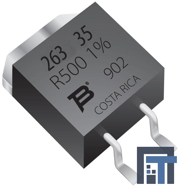 PWR263S-35-27R0F Толстопленочные резисторы – для поверхностного монтажа 27Ohms 1% 250V