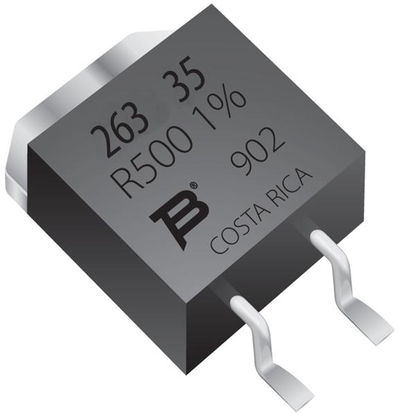 PWR263S-35-33R0F Толстопленочные резисторы – для поверхностного монтажа 33Ohms 1% 250V