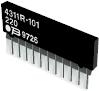 4306R-102-102 Резисторные сборки и массивы 6 PIN ISO. 1.0K OHM