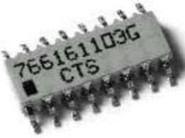 766143203GP Резисторные сборки и массивы 20Kohms 14Pin 2% Isolated