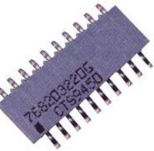 768201154GP Резисторные сборки и массивы 150Kohms 2% 19 Resistor