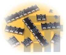 CNZ1E2KTTD Резисторные сборки и массивы ZERO  5% CONVEX SQUARE  2X0402