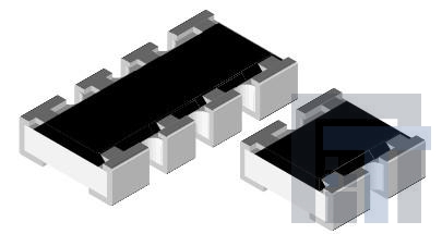 CRA04S08347R0JTD Резисторные сборки и массивы 8Term 47ohms 5% Convex