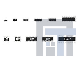 EXB-Q16P102J Резисторные сборки и массивы Chip Resistor NET 15-bussed