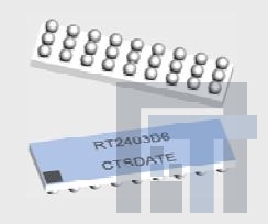 RT2400B7TR7 Резисторные сборки и массивы 1.00mm pitch 9bits R1=50 R2=25 Ohms
