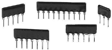 VTF1087BX Резисторные сборки и массивы DIVIDER 1:1