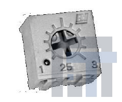 25SR2MEGLF Подстроечные резисторы - сквозное отверстие 1/2W 2M Ohms 10% SINGLE TURN