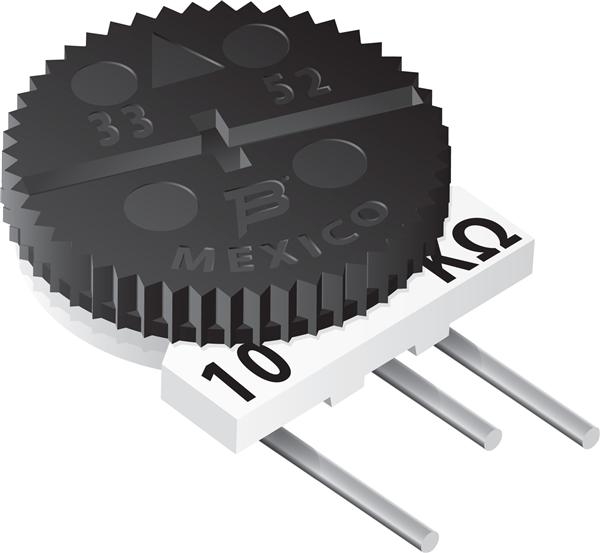 3352H-1-101LF Подстроечные резисторы - сквозное отверстие 3/8