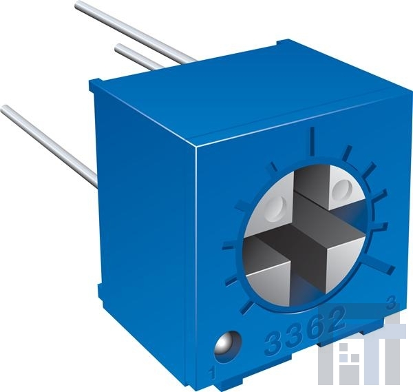 3362H-1-100 Подстроечные резисторы - сквозное отверстие 1/4