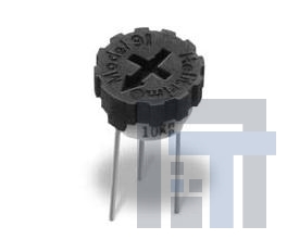 91ER10LF Подстроечные резисторы - сквозное отверстие 1/2W 10 Ohms 20% SINGLE TURN