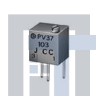 PV37W100C01B00 Подстроечные резисторы - сквозное отверстие 10ohms 6mm Square 12turns
