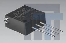 RJ22FP102 Подстроечные резисторы - сквозное отверстие 1K 1/2